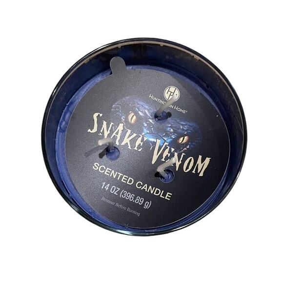 Snake Venom 3 Wick Candle Limited Edition Black Magic Gothic Viral NEW RARE - Picture 4 of 5